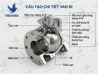Van bi (Ball Valve): Cấu tạo, Nguyên lý &amp; Kinh nghiệm Kỹ thuật