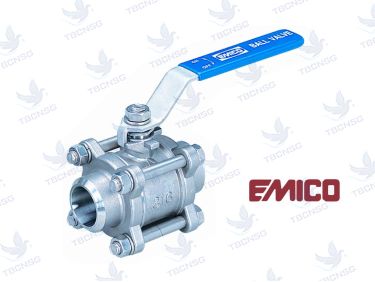 Van bi Emico inox 304 nối ren 