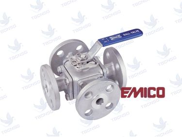 Van bi Emico inox 304 nối ren 