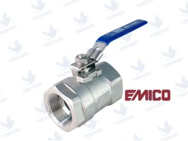 Van bi Emico inox 304 nối ren 