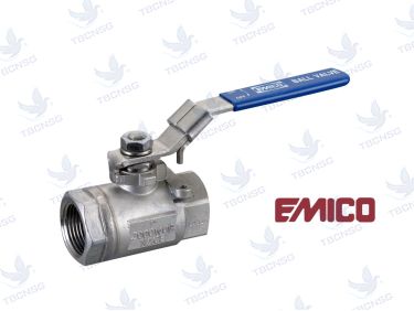 Van bi Emico inox 304 nối ren 