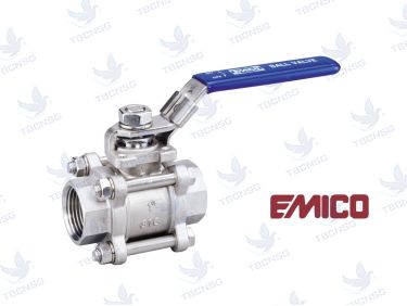 Van bi Emico inox 304 nối ren 