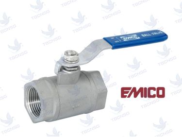 Van bi Emico inox 304 nối ren 