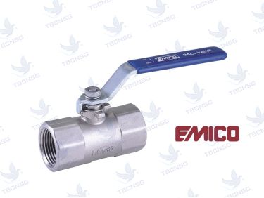 Van bi Emico inox 304 nối ren 