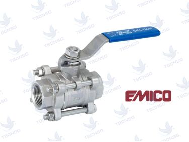 Van bi Emico inox 304 nối ren 