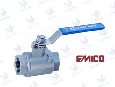 Van bi Emico inox 304 nối ren 