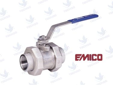 Van bi Emico inox 304 nối ren 
