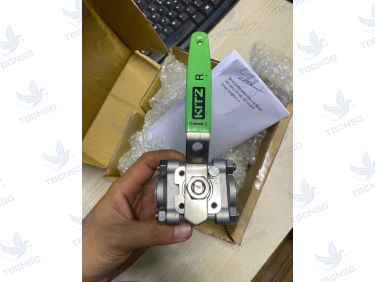 Van bi inox Kitz Model U3TZM chính hãng 3 thân hàn socket