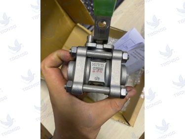 Van bi inox Kitz Model U3TZM chính hãng 3 thân hàn socket
