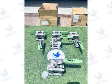 Van bi inox Kitz Model U3TZM chính hãng 3 thân hàn socket
