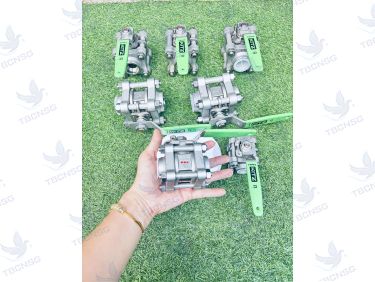 Van bi inox Kitz Model U3TZM chính hãng 3 thân hàn socket