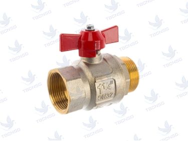 Sản phẩmVan bi Itap 093 Vienna - Van bi tay bướm nhôm Full Flow ren đực - cái