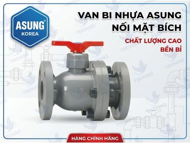Sản phẩmVan bi nhựa Asung nối mặt bích