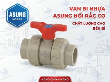Sản phẩmVan bi nhựa Asung nối rắc co