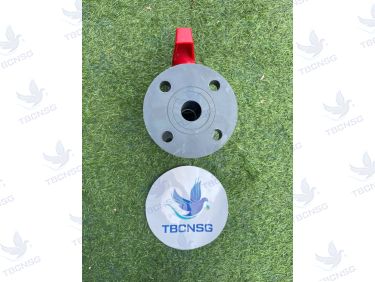 Van Bi Nhựa PVC Mặt Bích DN80 Chống Ăn Mòn