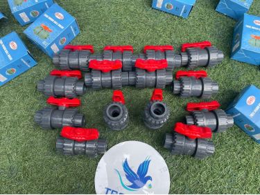 Van Bi Nhựa SCH80 PVC uPVC PPH cPVC Tiêu Chuẩn SCH80