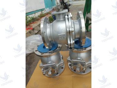 Van bi ODK inox nối mặt bích