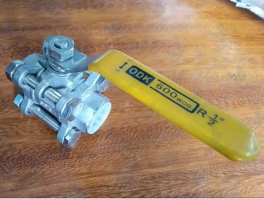 Van bi ODK thân inox nối ren