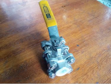 Van bi ODK thân inox nối ren