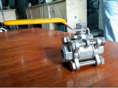 Van bi ODK thân inox nối ren