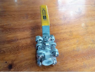 Van bi ODK thân inox nối ren