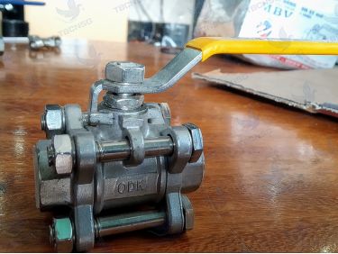 Van bi ODK thân inox nối ren