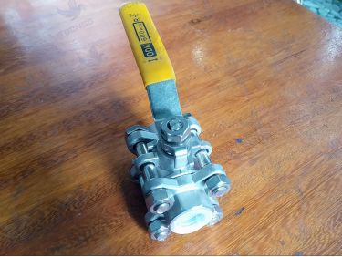 Van bi ODK thân inox nối ren
