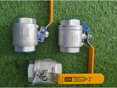 Van bi ODK thân inox nối ren