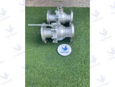 Van Bi Tay Gạt DN100 Inox 304 PN40 - Nhập Khẩu China
