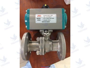 Van bi thân inox DN 25 lắp điều khiển khí nén