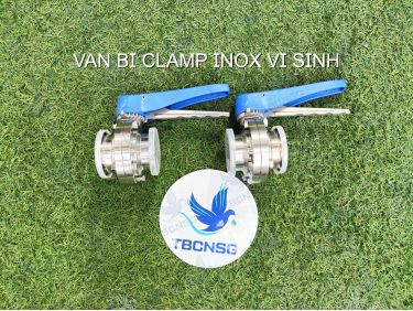 Van bướm inox vi sinh