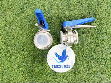 Van Bướm Inox Vi Sinh 304 316L Điều Khiển Tay, Khí Nén, DN15-DN300 