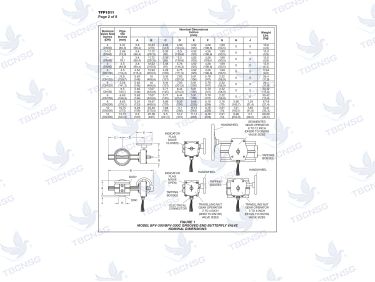 Van bướm rãnh Tyco BFV-300/BFV-300C