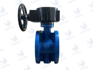 Van bướm Shinyi FBGS tay quay hai mặt bích