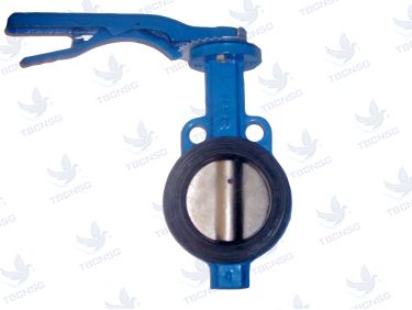 Van bướm tay gạt gang KST PN16