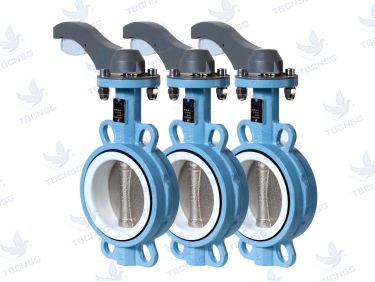 Van bướm tay gạt gang KST PN16