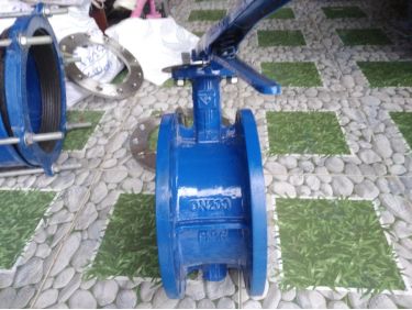 Van Bướm Tay Gạt Samwoo PN16 Nối Bích - DN50-DN250