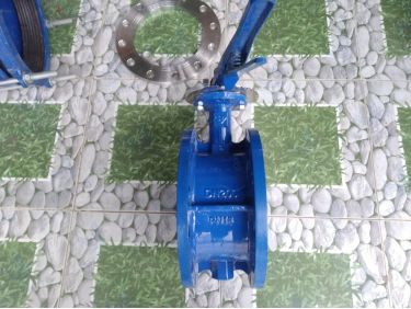 Van Bướm Tay Gạt Samwoo PN16 Nối Bích - DN50-DN250