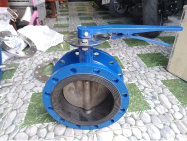 Van Bướm Tay Gạt Samwoo PN16 Nối Bích - DN50-DN250