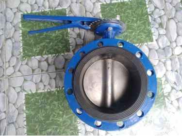 Van Bướm Tay Gạt Samwoo PN16 Nối Bích - DN50-DN250