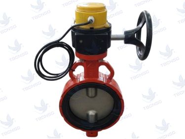 Van bướm tín hiệu điện Shinyi WBSS kiểu kẹp Wafer