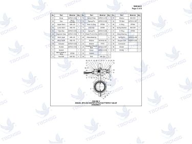 Van bướm tín hiệu điện Tyco BFV-250