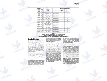 Van bướm tín hiệu điện Tyco BFV-250