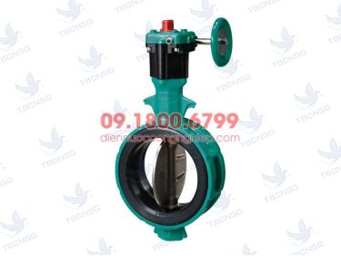 Van Bướm Tomoe 700Z-2F Thân Gang/Nhôm Tay Quay