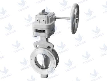 Van bướm Tomoe 847T - Lót PTFE tăng cường cho áp suất âm và hóa chất khuếch tán