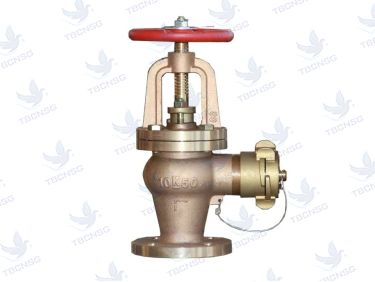 Van cầu góc thân đồng