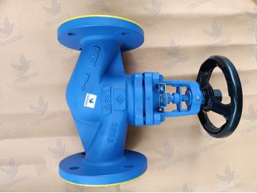 Van cầu hơi nóng ETM thân thép kết nối mặt bích