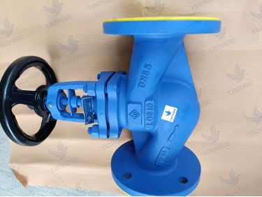 Van cầu hơi nóng ETM thân thép kết nối mặt bích