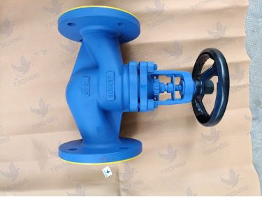 Van cầu hơi nóng ETM thân thép kết nối mặt bích