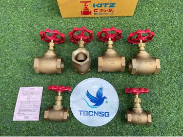 Van cầu Kitz Fig.C thân đồng nối ren class 150
